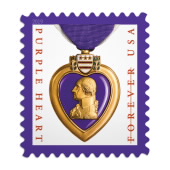 Purple Heart Medal 2019 Stamps image