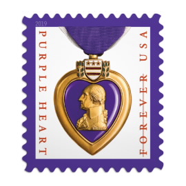 Purple Heart Medal 2019 Stamps