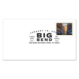 Big Bend Priority Mail First Day Cover