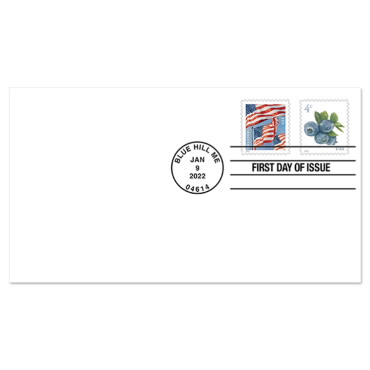 Blueberries First Day Cover