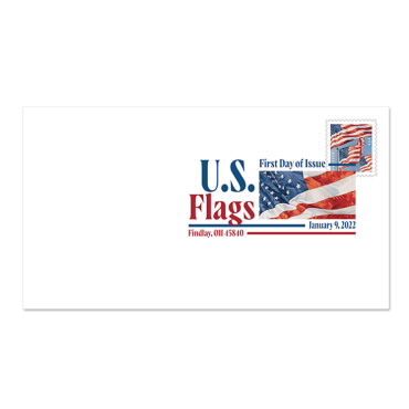 U.S. Flags 2022 Digital Color Postmark (Sheet of 20)