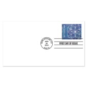 $1 Floral Geometry First Day Cover image