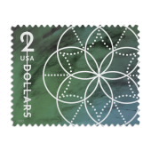 $2 Floral Geometry Stamps image