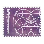 $5 Floral Geometry Stamps image