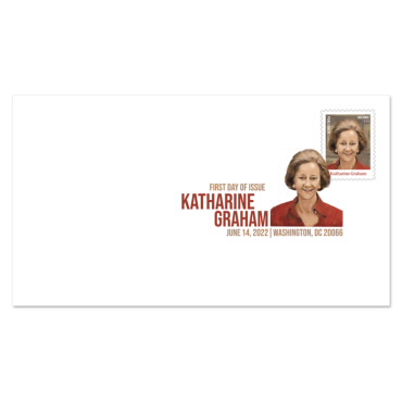 Katharine Graham Digital Color Postmark