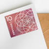 $10 Floral Geometry Stamps