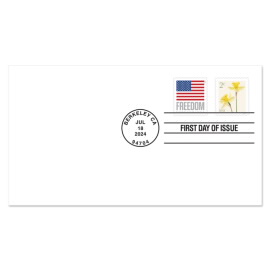 Daffodils First Day Cover, Stamp from Sheet of 20
