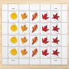 Vibrant Leaves Postcard Stamps