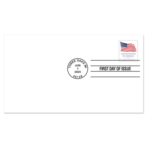 U.S. Flag 2025 First Day Cover, Stamp from Sheet of 20