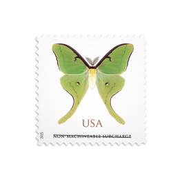 Luna Moth Stamps $1.27