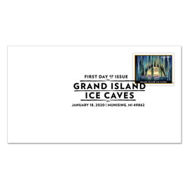 Grand Island Ice Caves Priority Mail Express First Day Cover