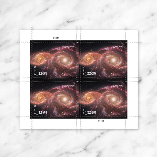 Galaxy Pair Stamps