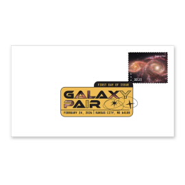 Galaxy Pair Digital Color Postmark