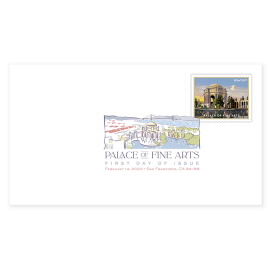 Palace of Fine Arts Digital Color Postmark