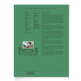 Sarah Orne Jewett American Commemorative Cancellation Page