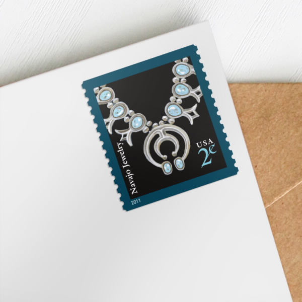 Navajo Jewelry Stamp USPS