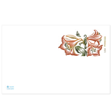 fanciful flowers stamped card usps com