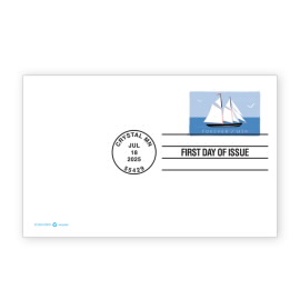 Schooner Stamped Card First Day Cover