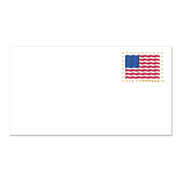 U.S. Flag Forever #6 3/4 Stamped Envelopes (WAG)