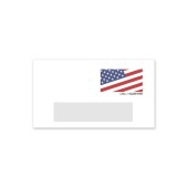 Diagonal U.S. Flag Stamped Envelope #6-3/4 Window Stamped Envelopes (PSA) image