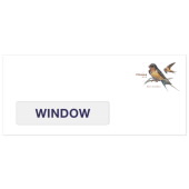 Barn Swallow Forever #9 Window Stamped Security Envelopes (PSA) image