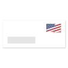 Diagonal U.S. Flag Stamped Envelope #10 Window Stamped Envelopes (PSA)