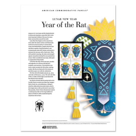 Lunar New Year: Year of the Rat American Commemorative Panel