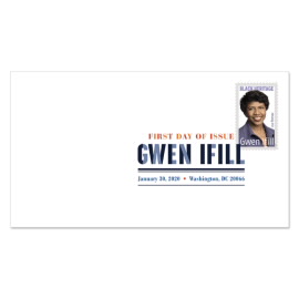 Gwen Ifill Digital Color Postmark