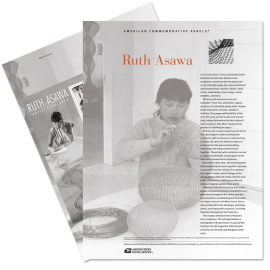 Ruth Asawa American Commemorative Panel