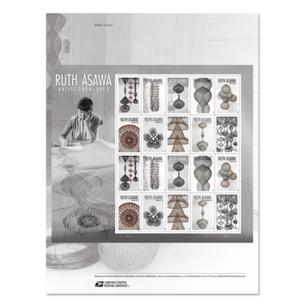 Ruth Asawa American Commemorative Panel