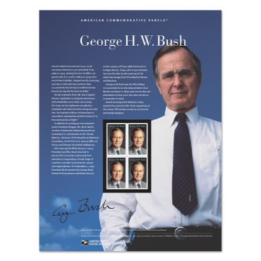 George H.W. Bush American Commemorative Panel