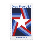Drug Free USA Stamps image
