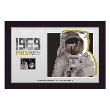 1969: First Moon Landing Framed Stamps