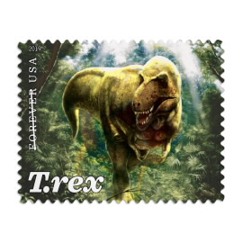 Tyrannosaurus Rex Stamps