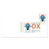Lunar New Year: Year of the Ox Digital Color Postmark image