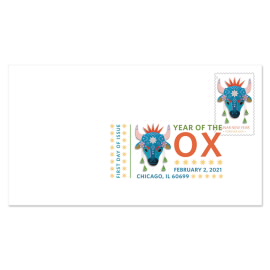 Lunar New Year: Year of the Ox Digital Color Postmark