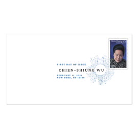Chien-Shiung Wu Digital Color Postmark