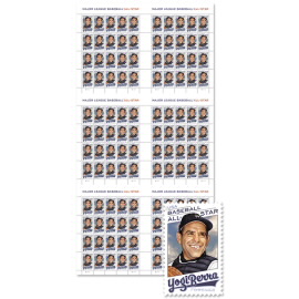 Yogi Berra Press Sheet with Die-Cuts