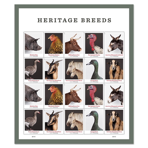 Heritage Breeds Stamp