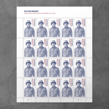 Go for Broke: Japanese American Soldiers of WWII Stamps