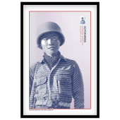 Go for Broke: Japanese American Soldiers of WWII Framed Stamp image