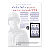 Go For Broke: Japanese American Soldiers of WWII American Commemorative Panel image