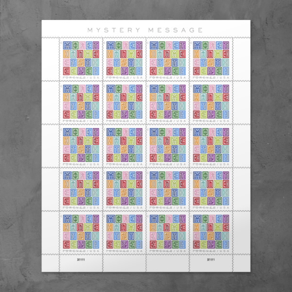 Mystery Message Stamp | USPS.com