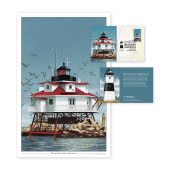 Mid-Atlantic Lighthouses Print (Thomas Point Shoal , Maryland) image
