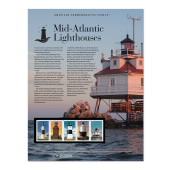 Mid-Atlantic Lighthouses American Commemorative Panel image