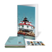 Mid-Atlantic Lighthouses Notecards image