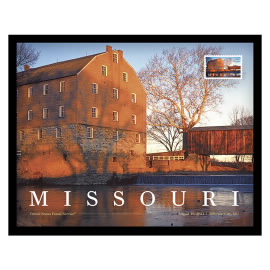 Missouri Statehood Framed Stamp