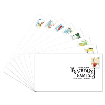 Backyard Games First Day Cover