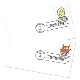 Message Monsters First Day Cover