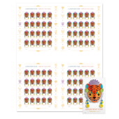 Lunar New Year: Year of the Tiger Press Sheet without Die-Cuts image